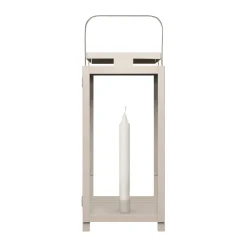 Candelabro para vela Ernst 16x43 cm, Beige
