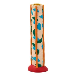 Candelabro Styles lunares 21 cm, Blue-naranja