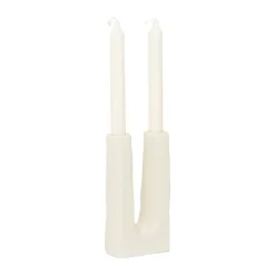 Candelabro Tomas 11cm, Off white