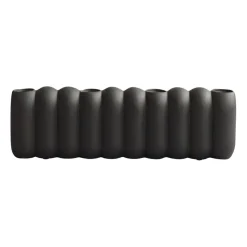 Candelabro Tube Coffee, 11x35 cm
