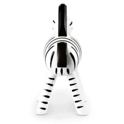 Cebra de madera, negro-blanco