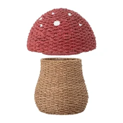 Cesta con tapa Corintha Ø43x61 cm, Rojo