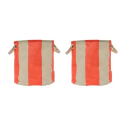 Cesta de almacenamiento Kara medium Ø32x32 cm 2-pack, Cherry Red