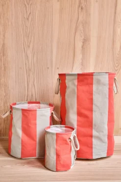 Cesta de almacenamiento Kara medium Ø32x32 cm 2-pack, Cherry Red