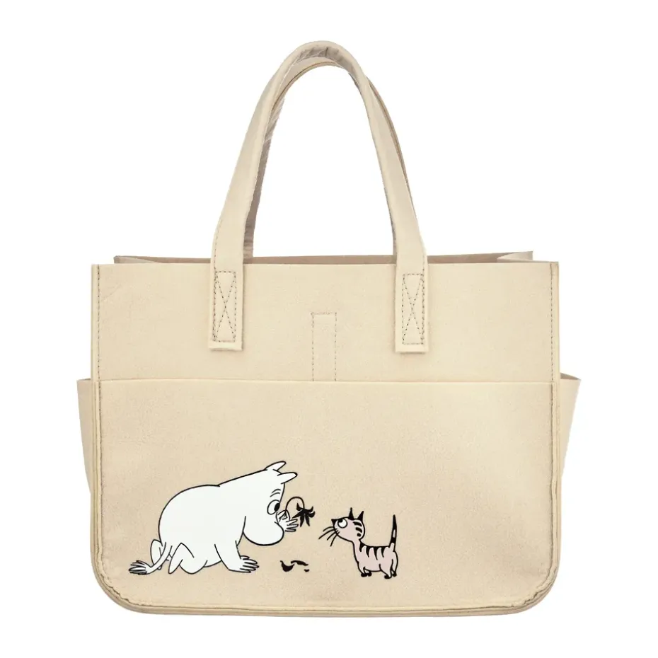 Cesta de almacenamiento Mumin pets 25x40 cm, Beige