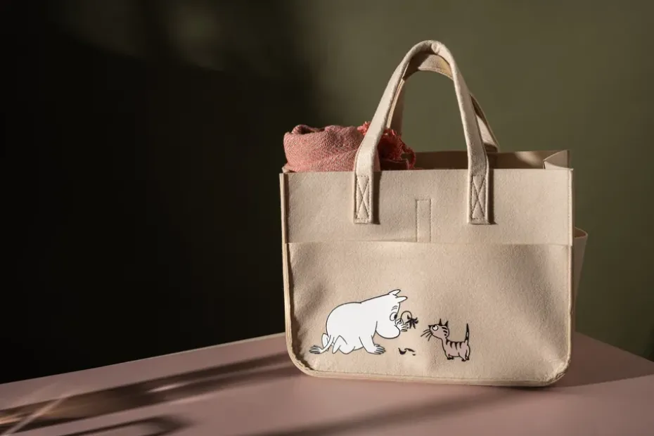 Cesta de almacenamiento Mumin pets 25x40 cm, Beige