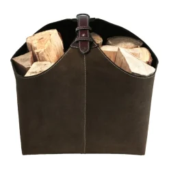 Cesta de leña Ørskov ante, Marrón