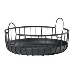 Cesta Inu Ø38x18 cm, Black