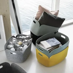 Cesta Restore, gris claro