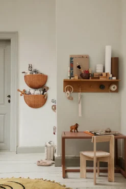 Cestas de pared Braided 2 unidades, Natural