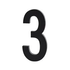 Cifra de aluminio Design Letters 50 mm, 3