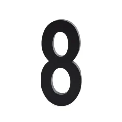 Cifra de aluminio Design Letters 50 mm, 8