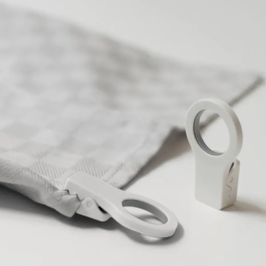 Clips para paños de cocina Bosign Loop 2-pack, Blanco