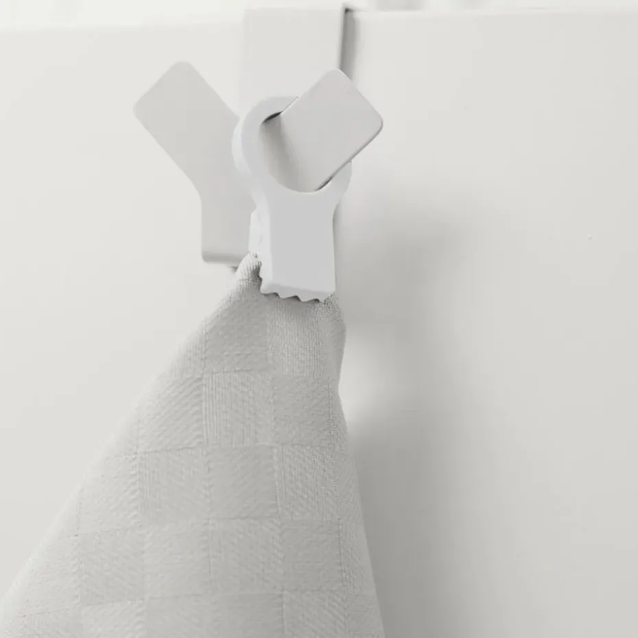 Clips para paños de cocina Bosign Loop 2-pack, Blanco