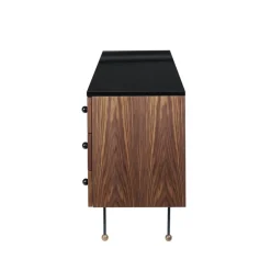 Cómoda 62 Dresser, American walnut, 6 cajones