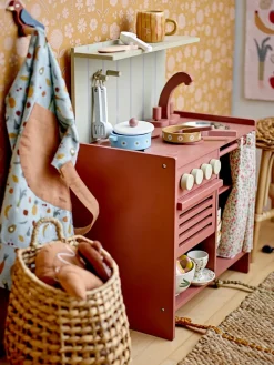 Cocina de juguete Pippi, Marrón