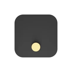 Colgador de pared Hang in There, Black-brass