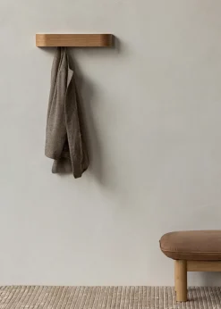 Colgador de ropa Epoch 50 cm., Roble
