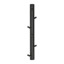 Colgador vertical Allsarp con 6 ganchos, Abedul pintado en negro