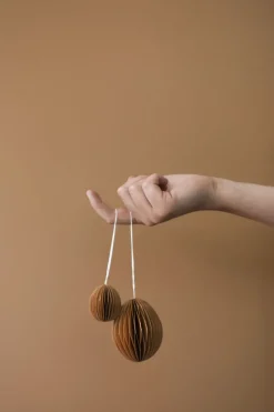 Colgante de pascua Ovoid papel 7 cm, Terracotta