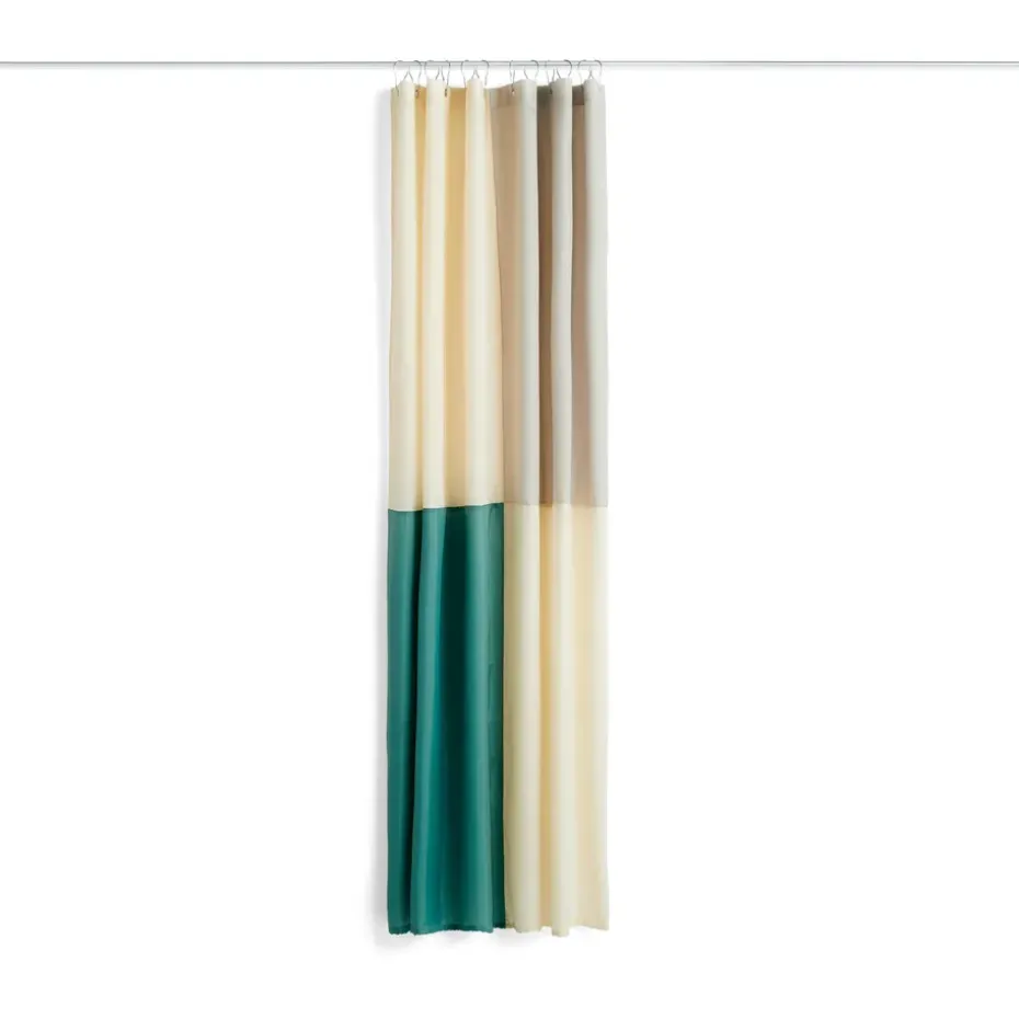 Cortina de baño Check 180x200 cm, Green