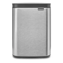 Cubo de basura Bo 4 L, Acero cepillado mate