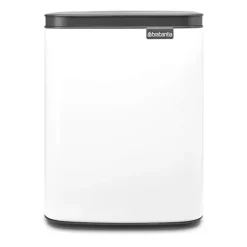 Cubo de basura Bo 7 L, Blanco