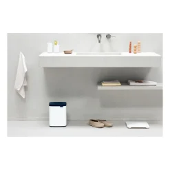 Cubo de basura Bo 7 L, Blanco