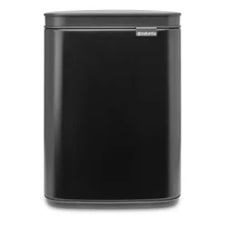 Cubo de basura Bo 4 L, Negro mate