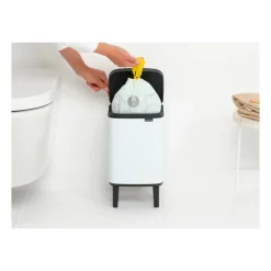 Cubo de basura Bo alto 4 L, Blanco