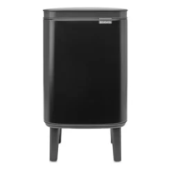 Cubo de basura Bo alto 4 L, Negro mate