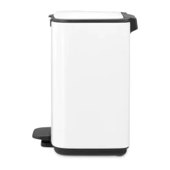Cubo de basura con pedal Bo 4 L, Blanco