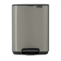 Cubo de basura con pedal Bo 4 L, Platino