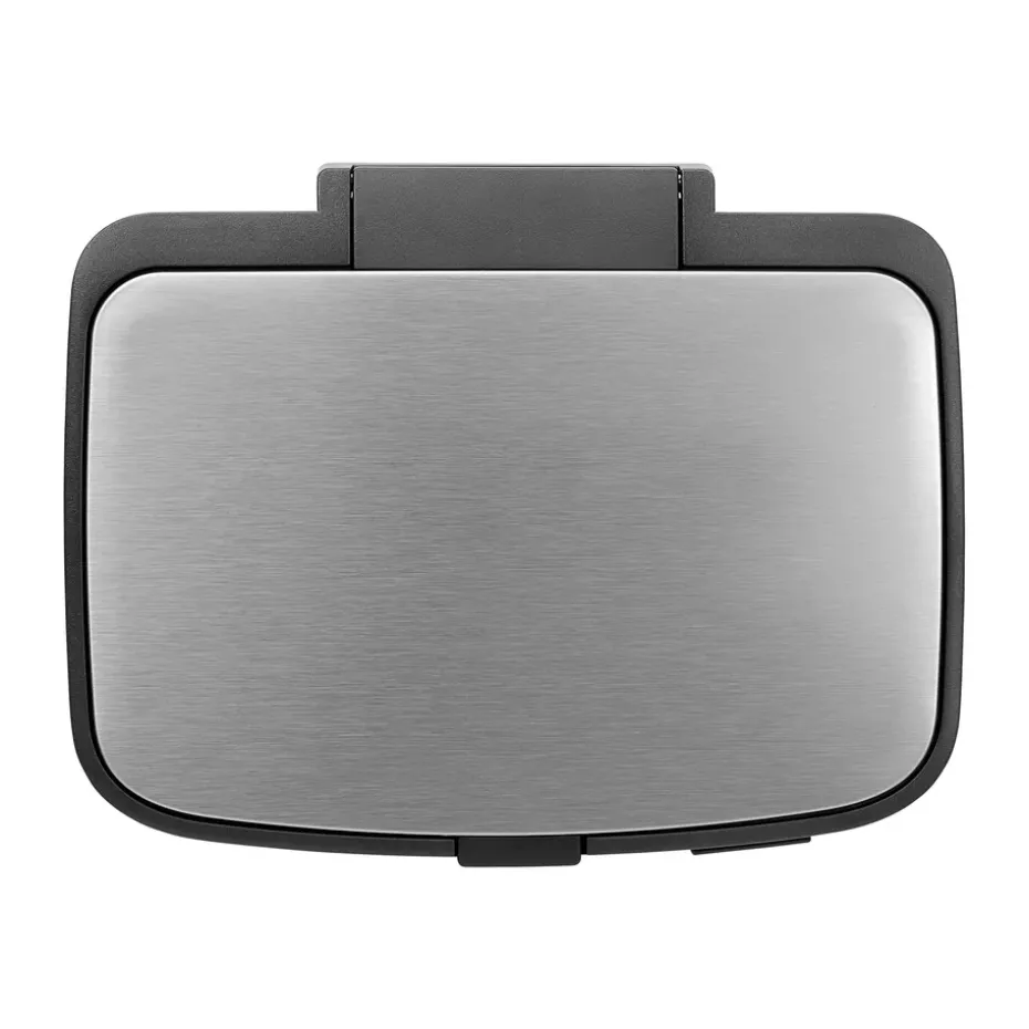 Cubo de basura con pedal Bo 12 L, Acero mate antihuellas