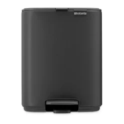 Cubo de basura con pedal Bo 7 L, Mineral Infinite Grey