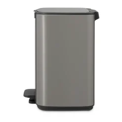 Cubo de basura con pedal Bo 7 L, Platino