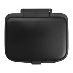 Cubo de basura con pedal Bo 4 L, Negro mate