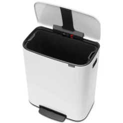 Cubo de pedal Bo 60 L, blanco