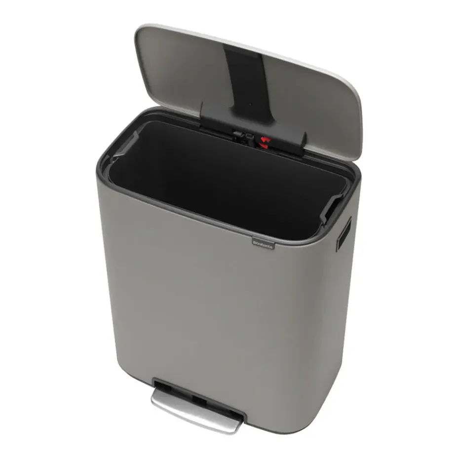Cubo de pedal Bo 60 L, Mineral concrete grey