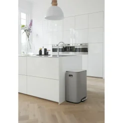 Cubo de pedal Bo 60 L, Mineral concrete grey