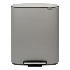 Cubo de pedal Bo 2x30 L, Mineral concrete grey