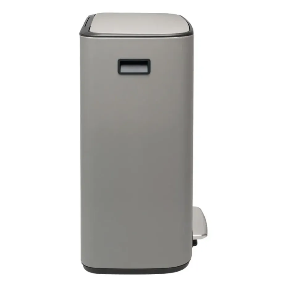 Cubo de pedal Bo 2x30 L, Mineral concrete grey
