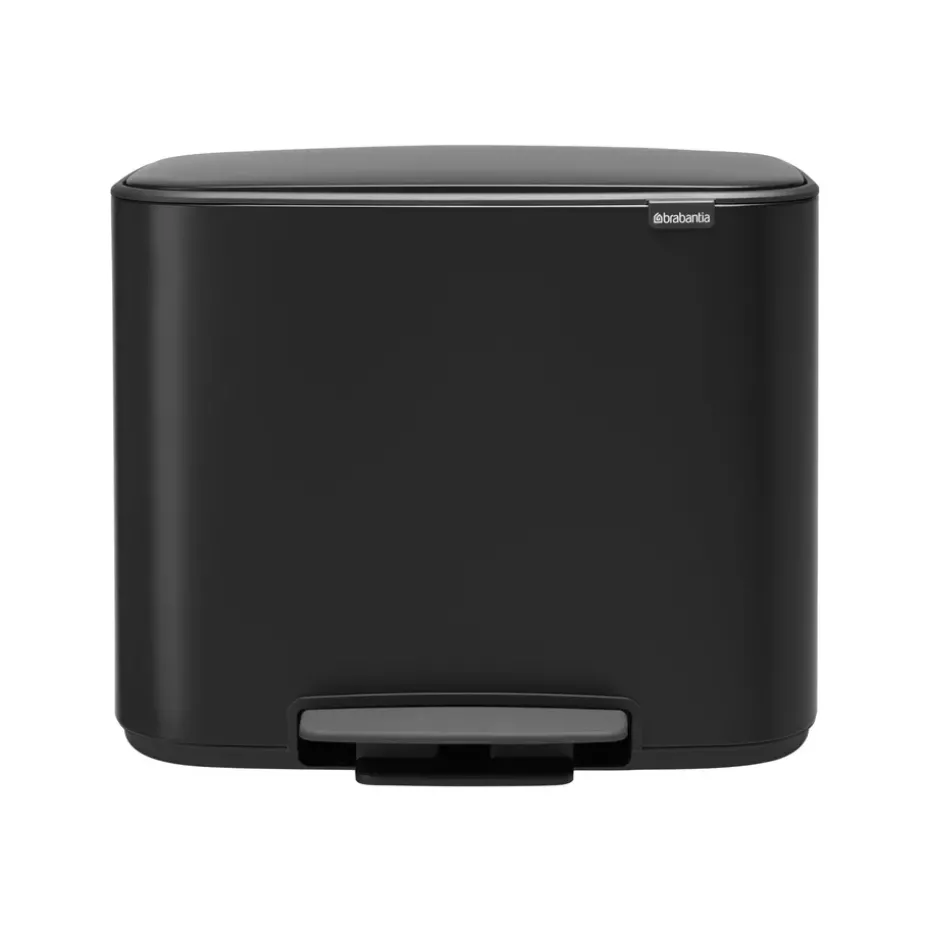 Cubo de pedal Bo 3x11 L, negro mate