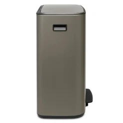 Cubo de pedal Bo 2x30 L, Platinum