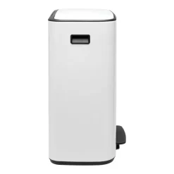 Cubo de pedal Bo 2x30 L, White
