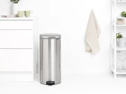 Cubo de pedal new Icon 30L, Matt steel fingerprint proof