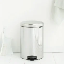 Cubo de pedal newIcon 20L, Brilliant steel