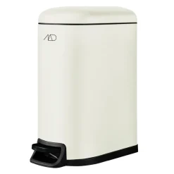 Cubo de pedal Walther 10 L, Off White
