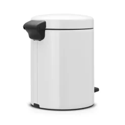 Cubo pedal newIcon 5L, White (blanco)