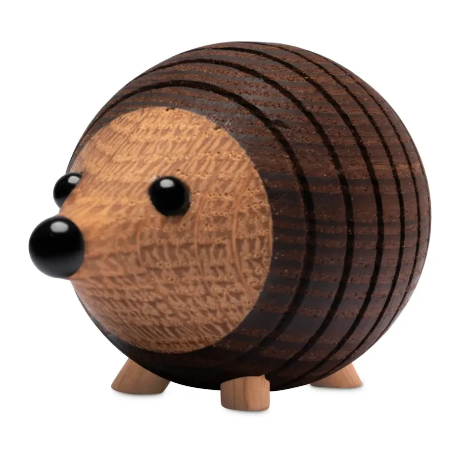 Decoración erizo Stick 4,5 cm, Fresno tratado térmicamente